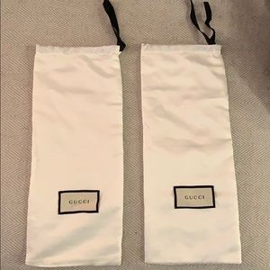 2 Gucci Silk Dustbags